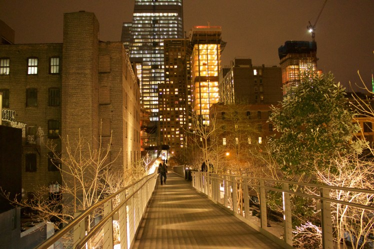High Line NYC Chelsea Night