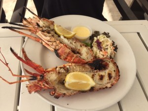 Lobster Smokey's BBQ Anguilla