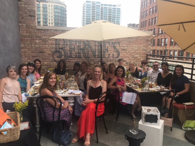 Bernie's Lunch and Supper Baby Shower Chicago rooftop