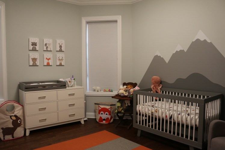 monntain woodland animal gender neutral nursery